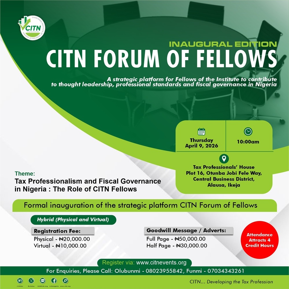 Tax Professionalism and Fiscal Governance In Nigeria