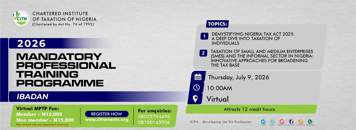 2026 IBADAN MPTP