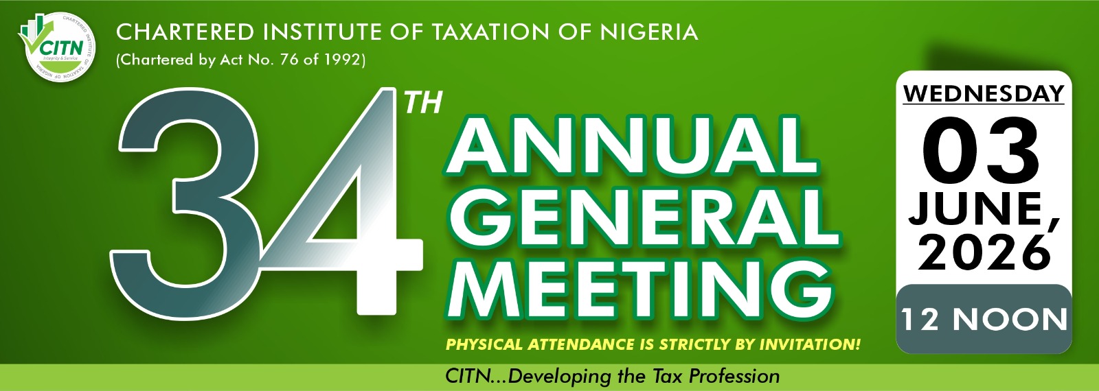 34TH ANNUAL GENERAL MEETING