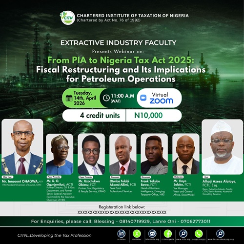 From PIA to Nigeria Tax Act 2025: Fiscal Restructuring and Its Implications for Petroleum Operations
