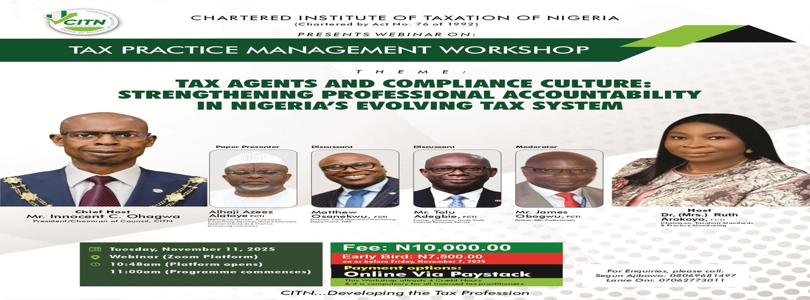 Tax Agents and Compliance Culture: Strengthening Professional Accountability in Nigeria’s Evolving Tax System