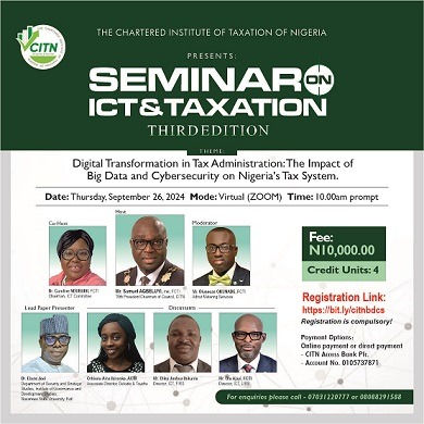 Digital Transformation in Tax Administration: The Impact of Big Data and Cybersecurity on Nigeria's Tax System