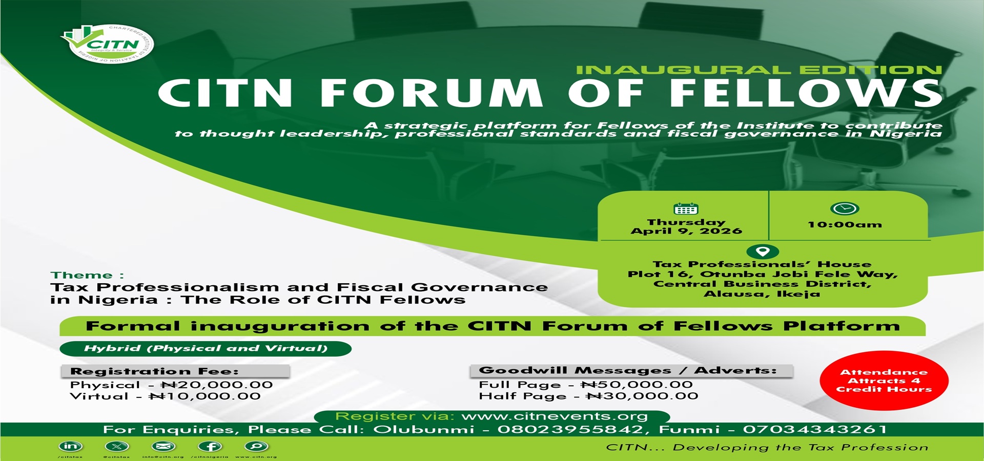 CITN Forum of Fellows