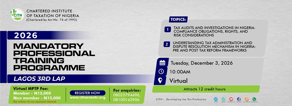 2026 LAGOS 3RD LAP MPTP